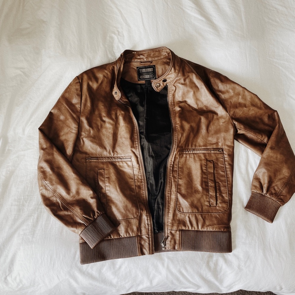 Light Brown Leather Jacket